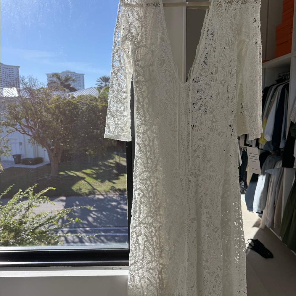 For Love & Lemons White Lace Dress / Cover up - NEVER WORN